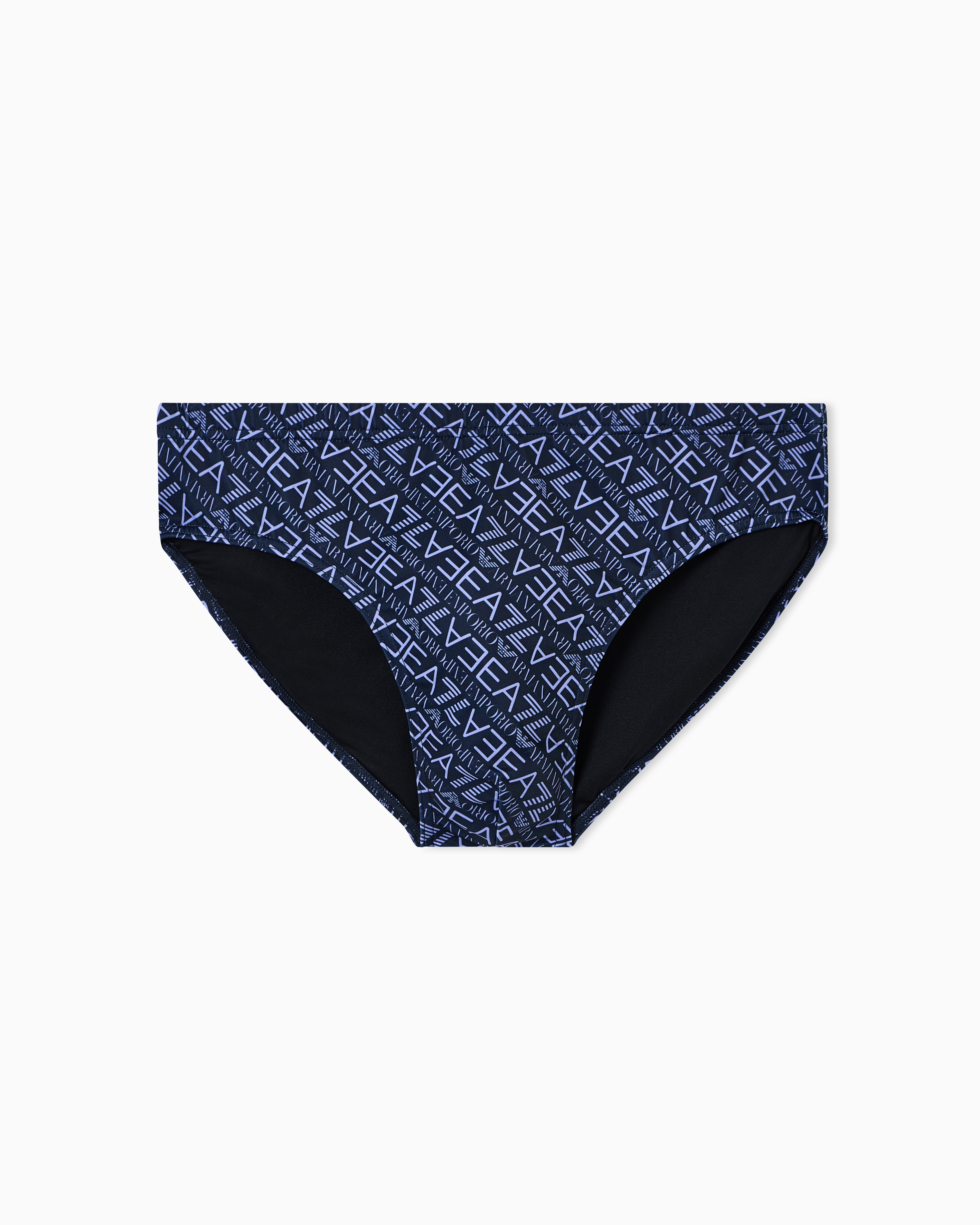 Graphic Series swim briefs with monogram print