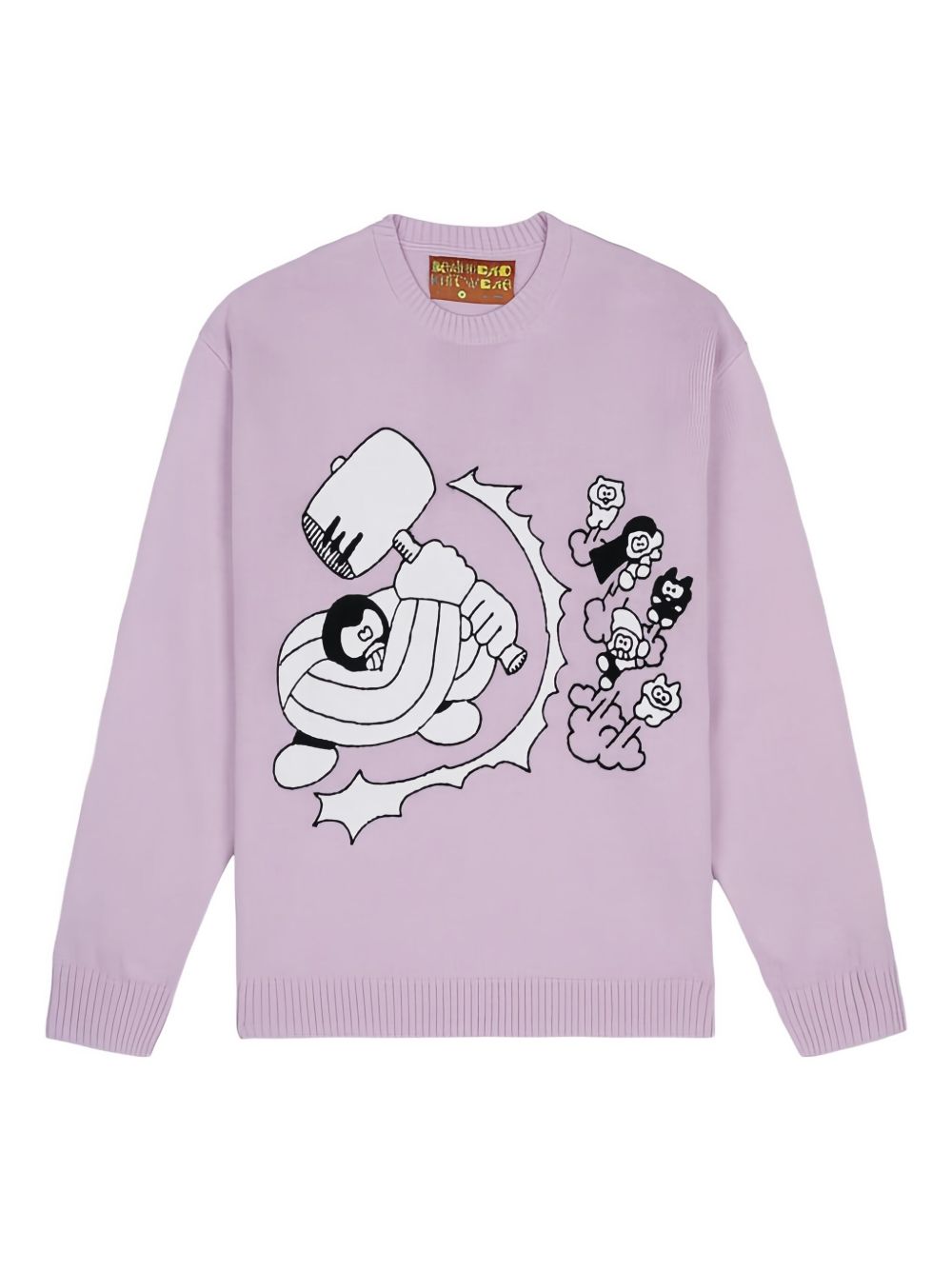 Brain Dead Hammer sweater - Pink
