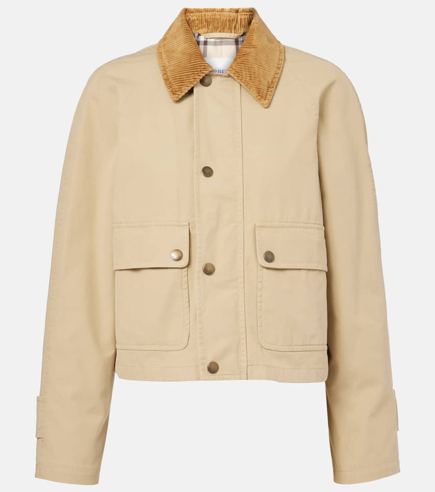 Cotton gabardine jacket