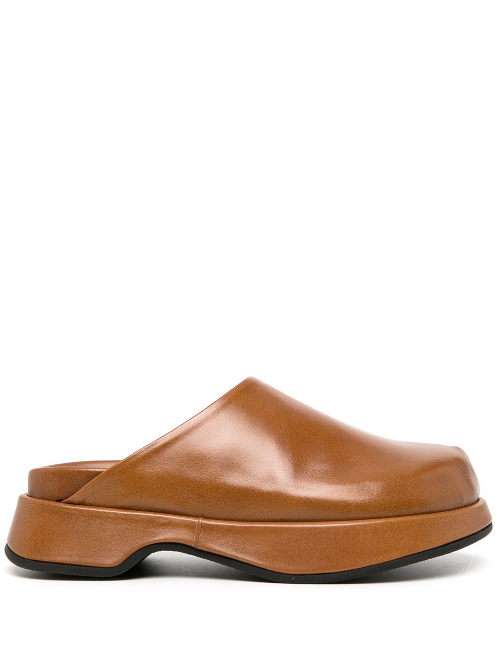 Hyggle leather clogs - Brown
