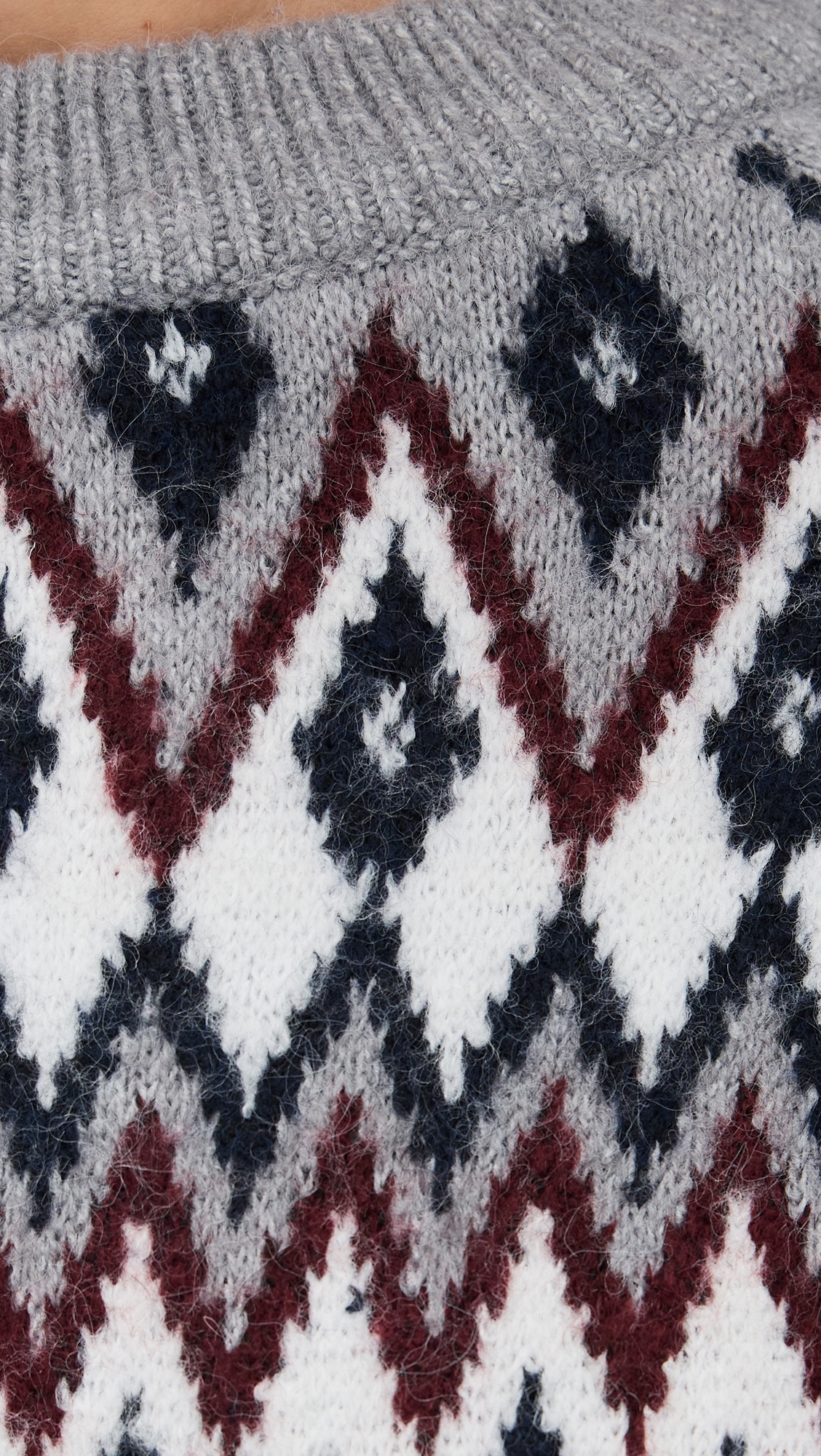 Fair Isle Pullover Ivory