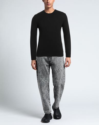 Man Sweater Black Size XXL Wool, Viscose, Polyamide, Cashmere