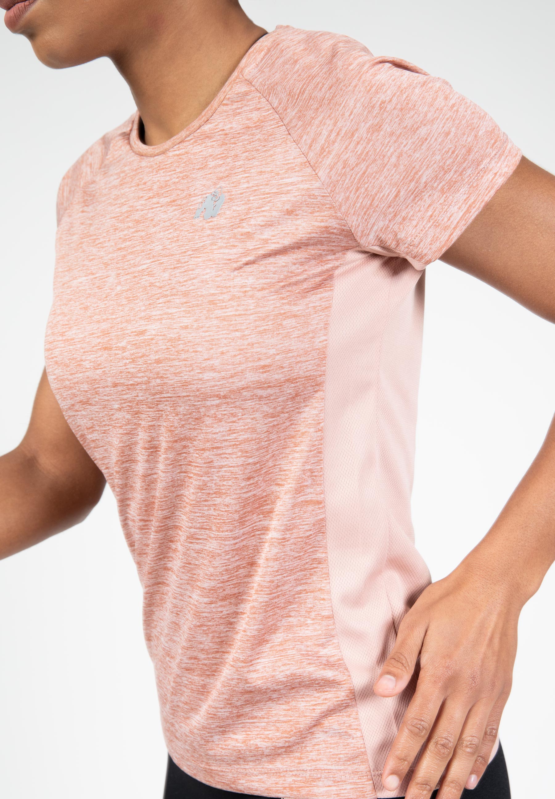 Monetta Performance T-Shirt - Salmon Pink