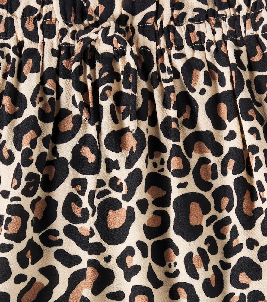 Molo Aisia leopard-print shorts