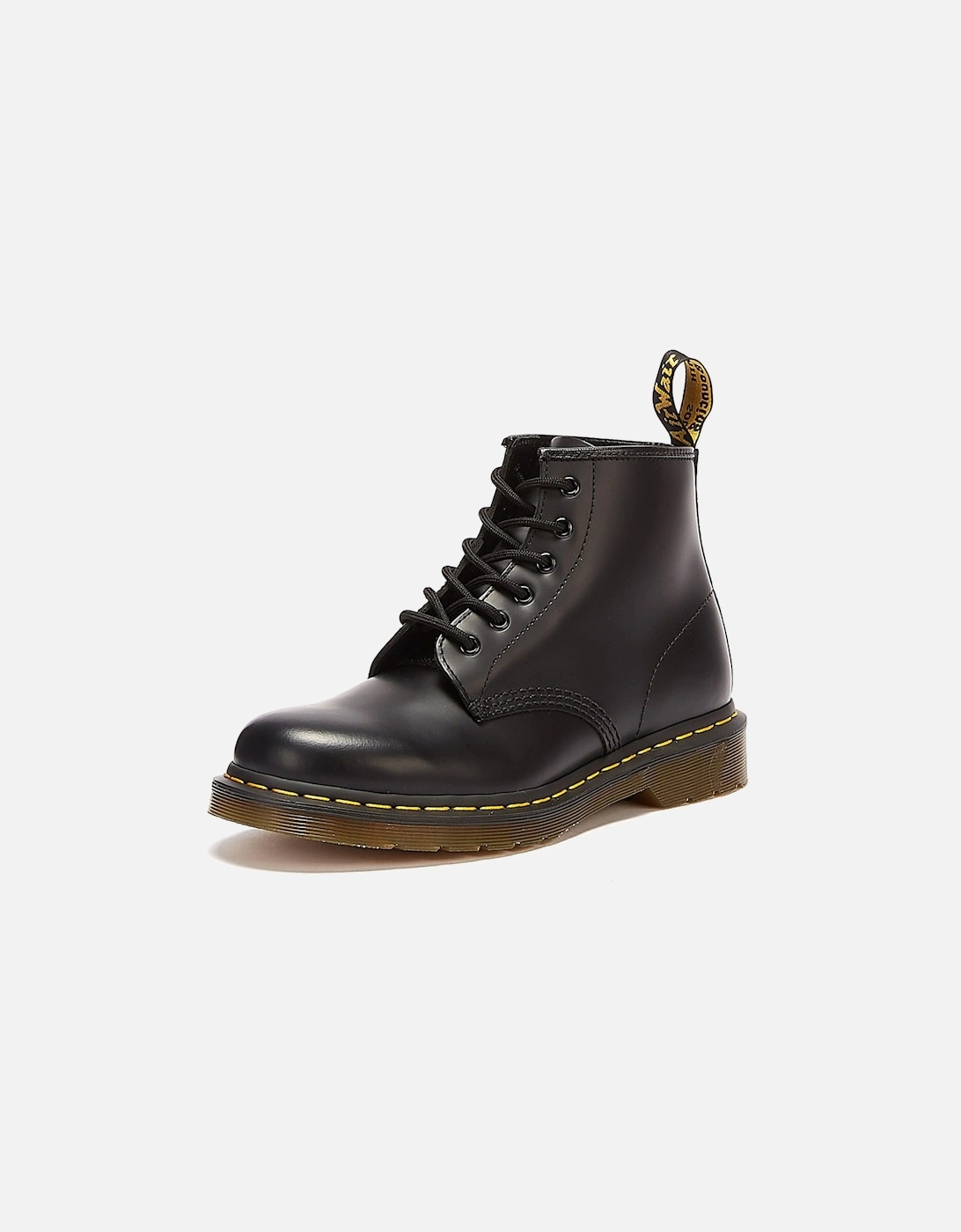 Men's Dr. Martens 101 Smooth Leather Black Boots - Size: 10