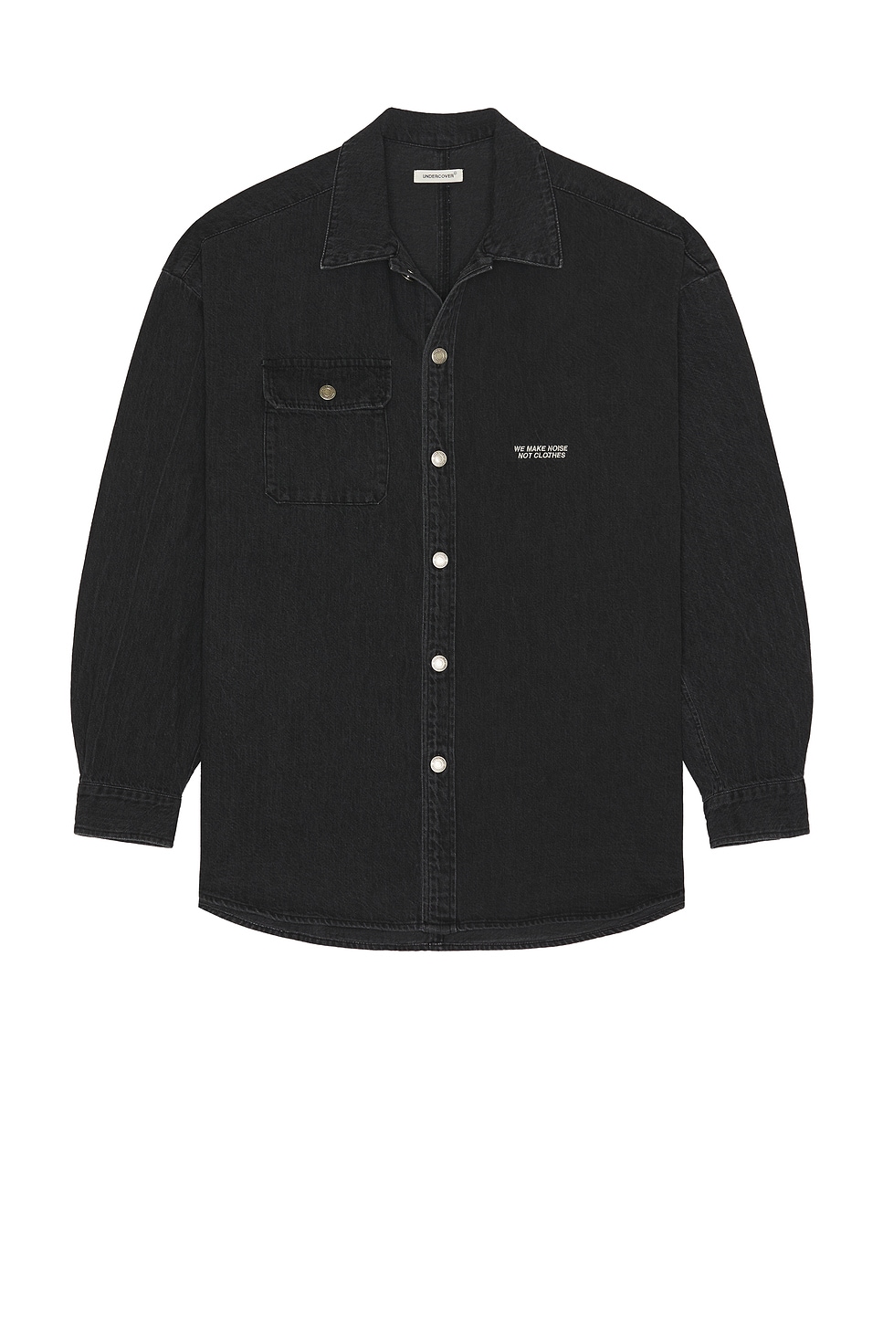 Undercover Long Sleeve Shirt in Charcoal - Black.  4 also in