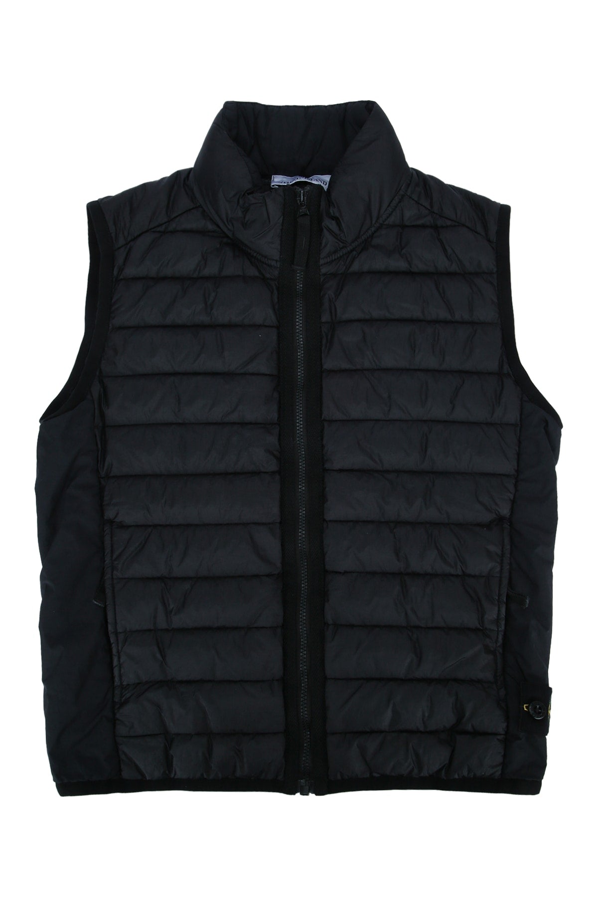 Quilted Nylon Puffer Vest — Navy