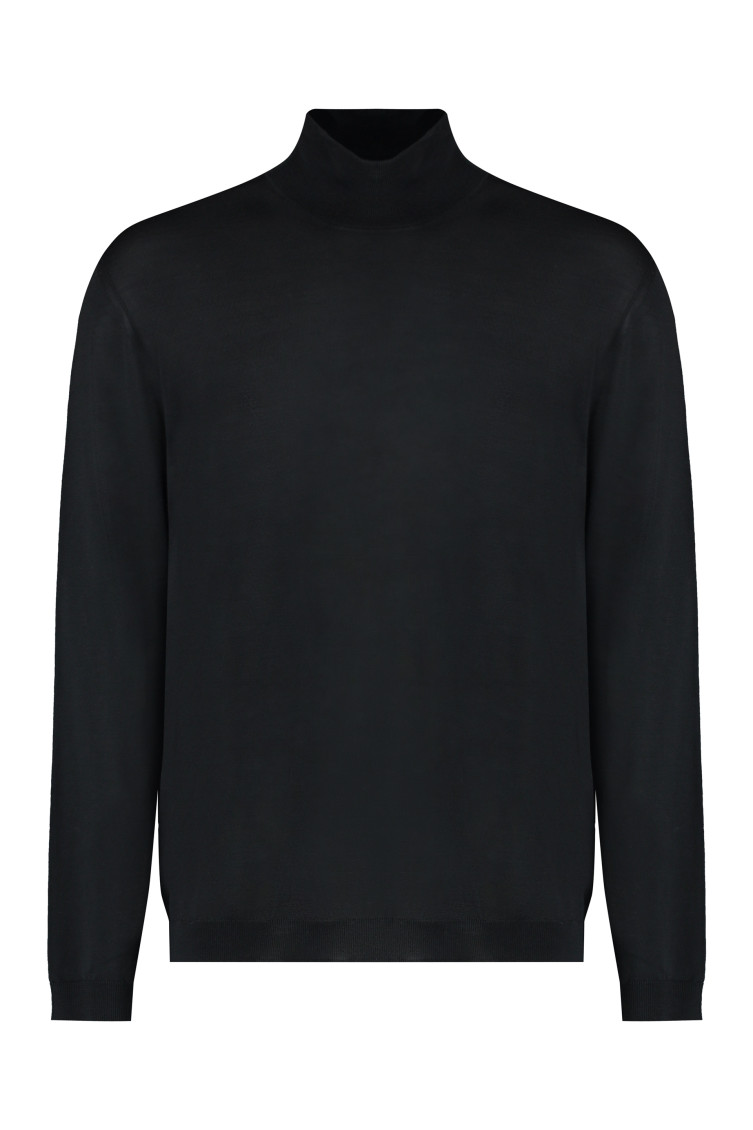 Turtleneck Wool Pullover