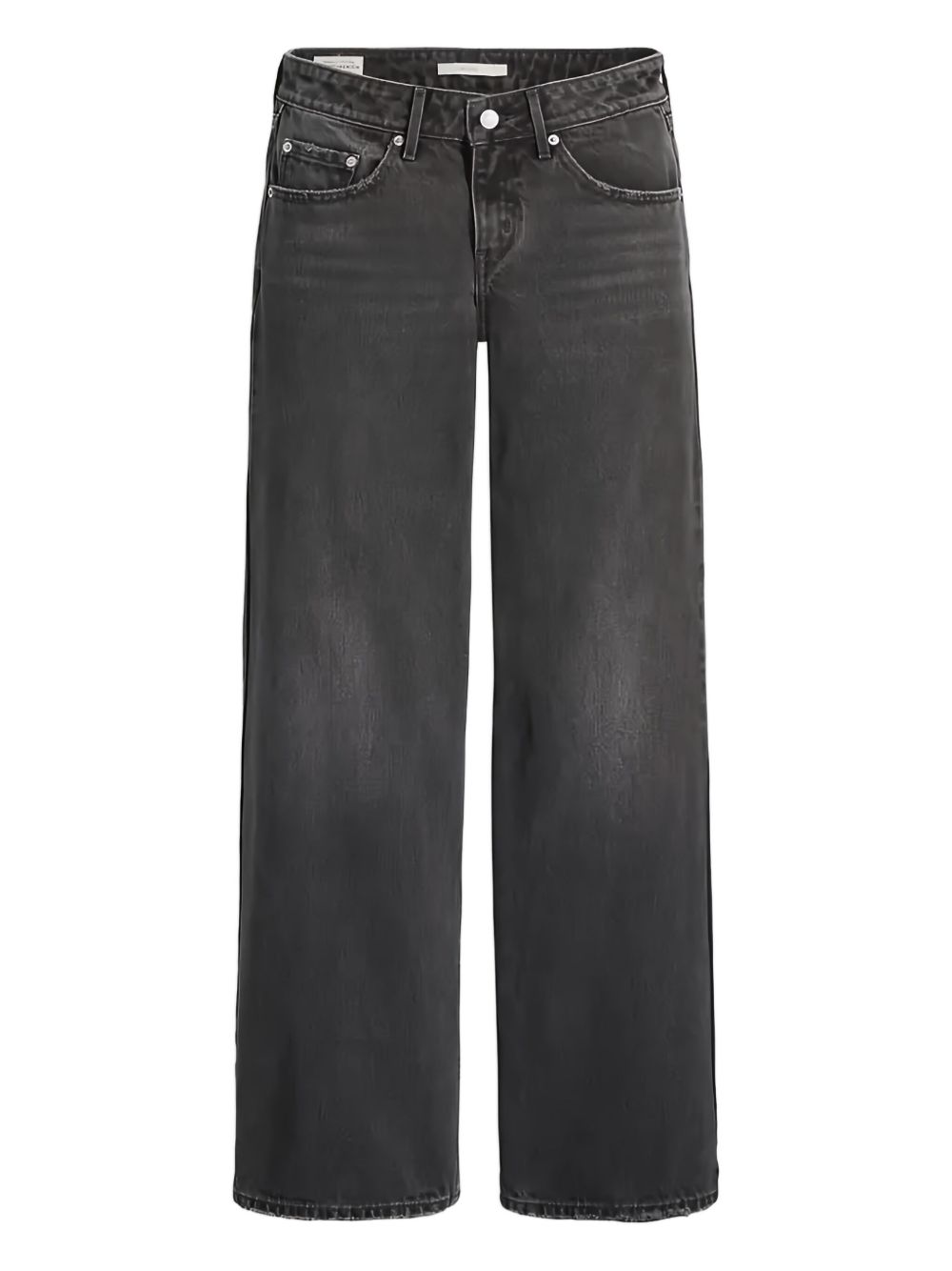 Low-rise cotton jeans - Black