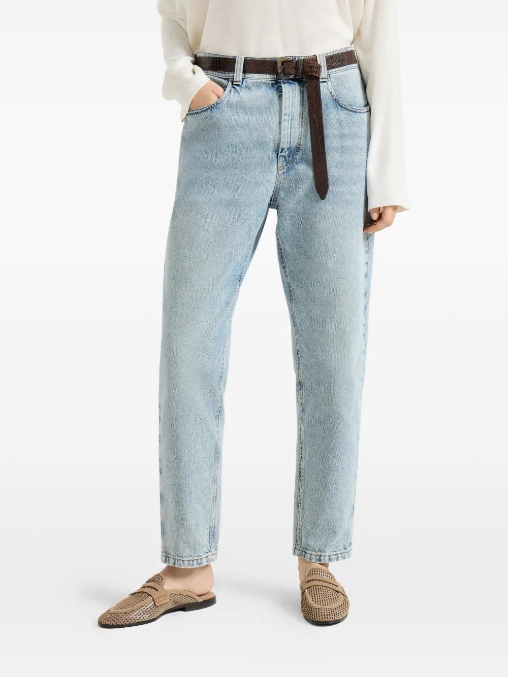 Five Pockets Denim Trousers
