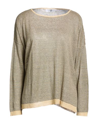 Woman Sweater Charcoal Size XL Linen