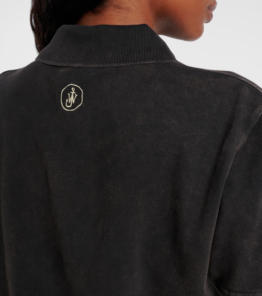 Cotton piqué polo shirt