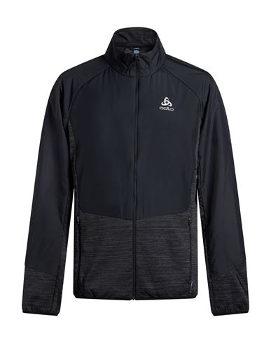 Man Jacket Black Size XL Polyester, Elastane