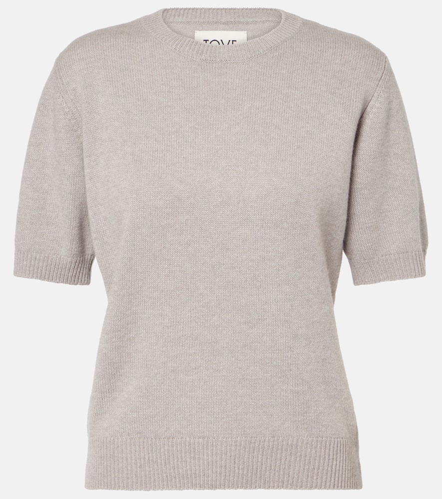Lura knitted cashmere T-shirt