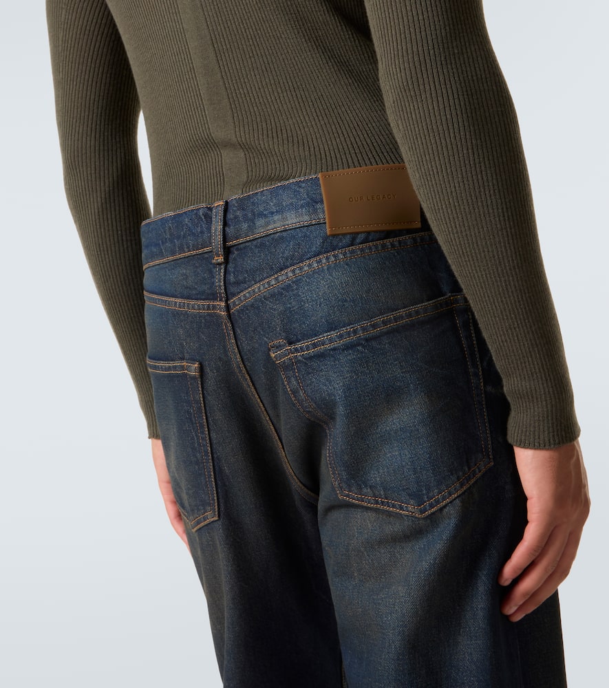 Mid-rise slim jeans