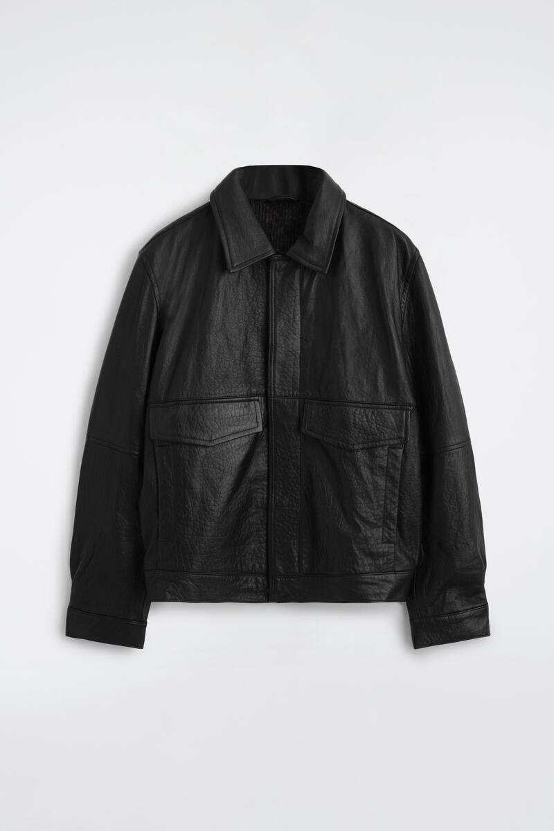 Leather Flight Jacket