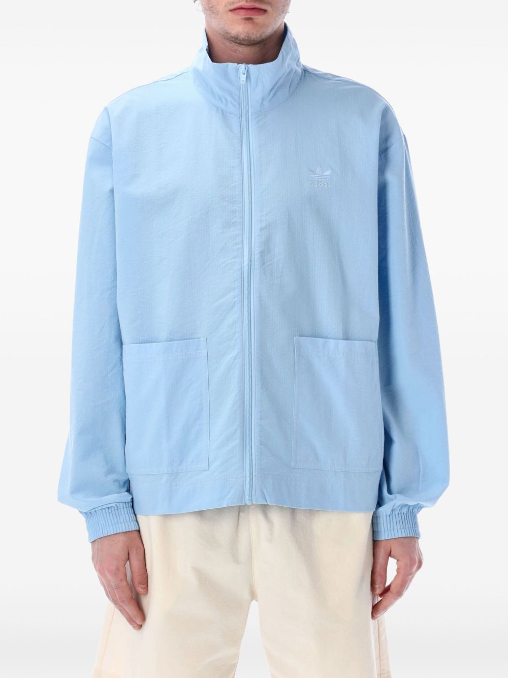 Adidas seersucker jacket - Blue