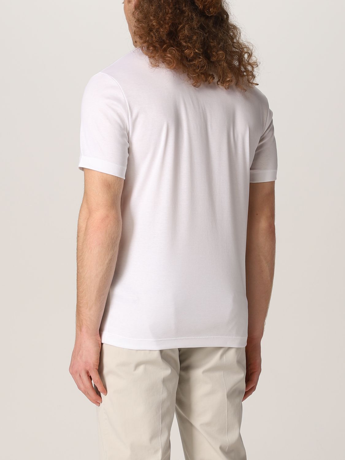 T-shirt with embroidered logo