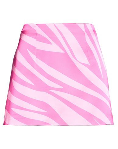 Woman Mini skirt Fuchsia Size 8 Polyester, Elastane