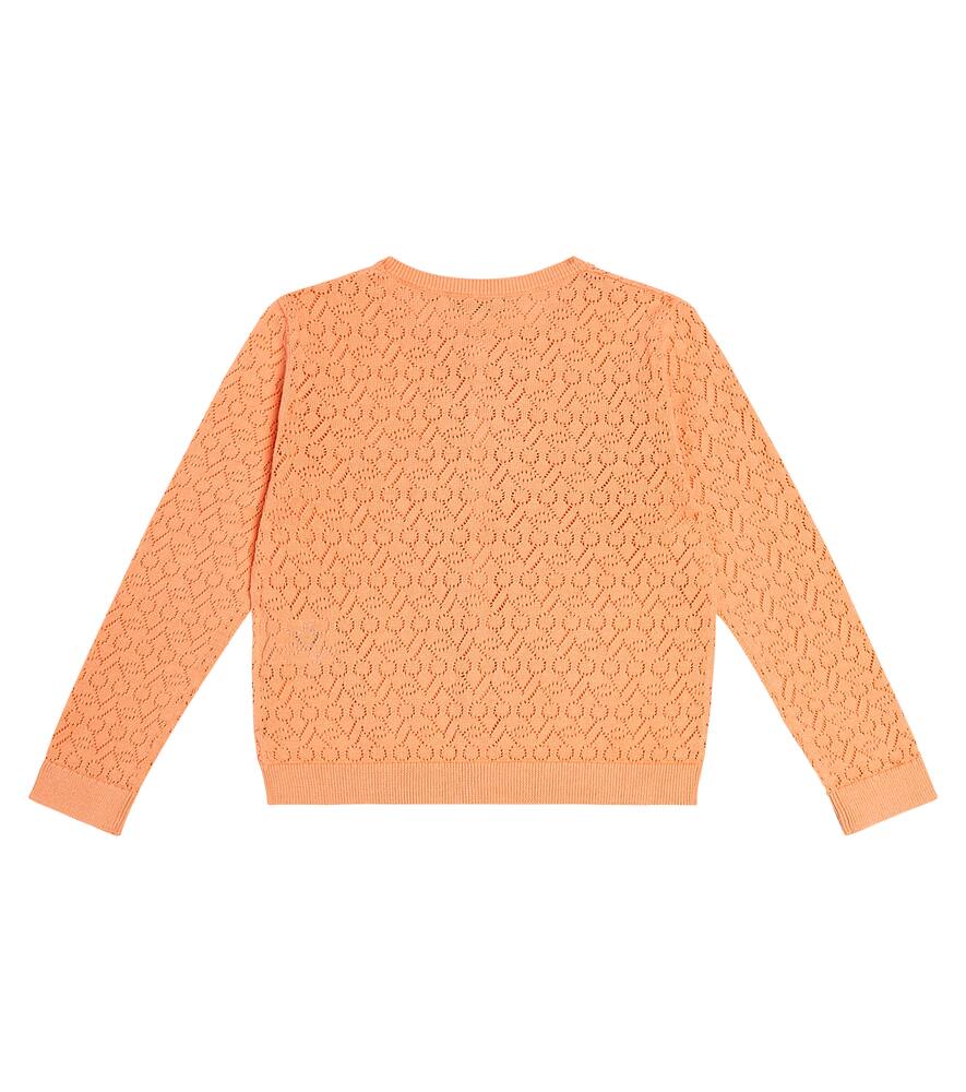 Bonpoint Cherry cotton cardigan