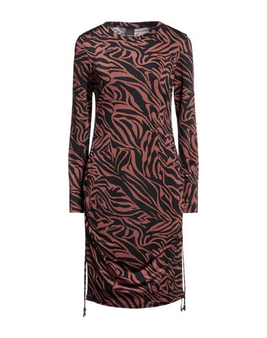 Woman Short dress Brown