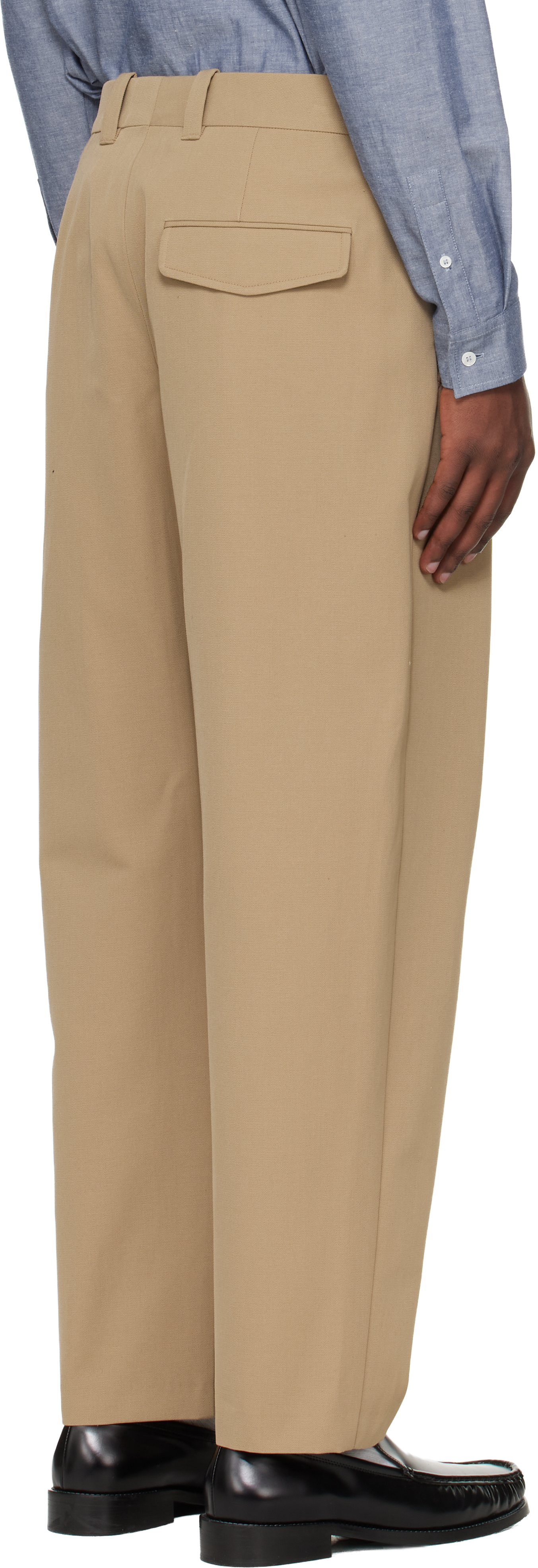 Beige Renato Trousers