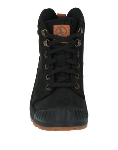 Woman Ankle boots Black Size 5 Leather, Textile fibers