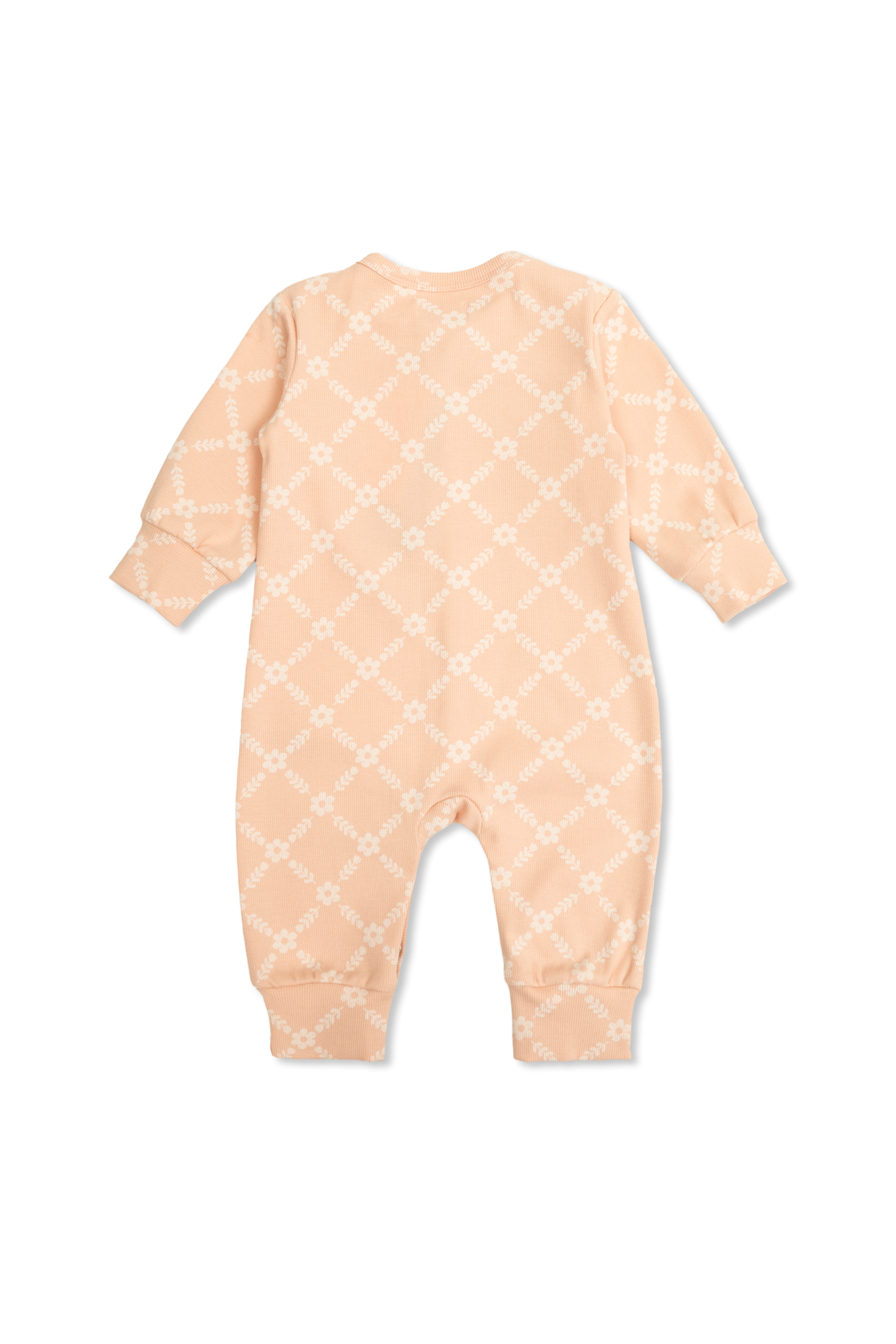 Floral Print Jumpsuit, Unisex, Pink