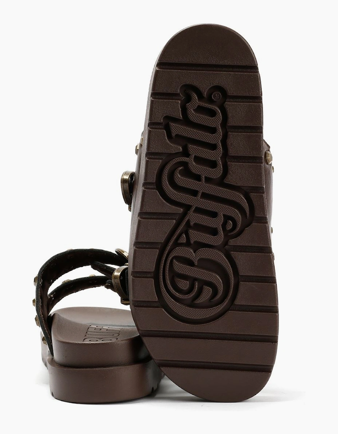 Women's Buffalo Raya Ari West Leather Women's Brown Sanda