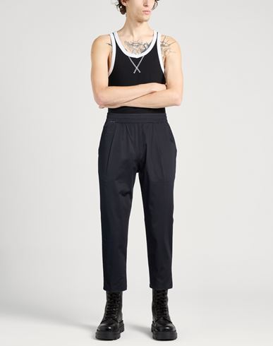 Family First Milano Man Pants Midnight blue Size L Cotton, Elastane