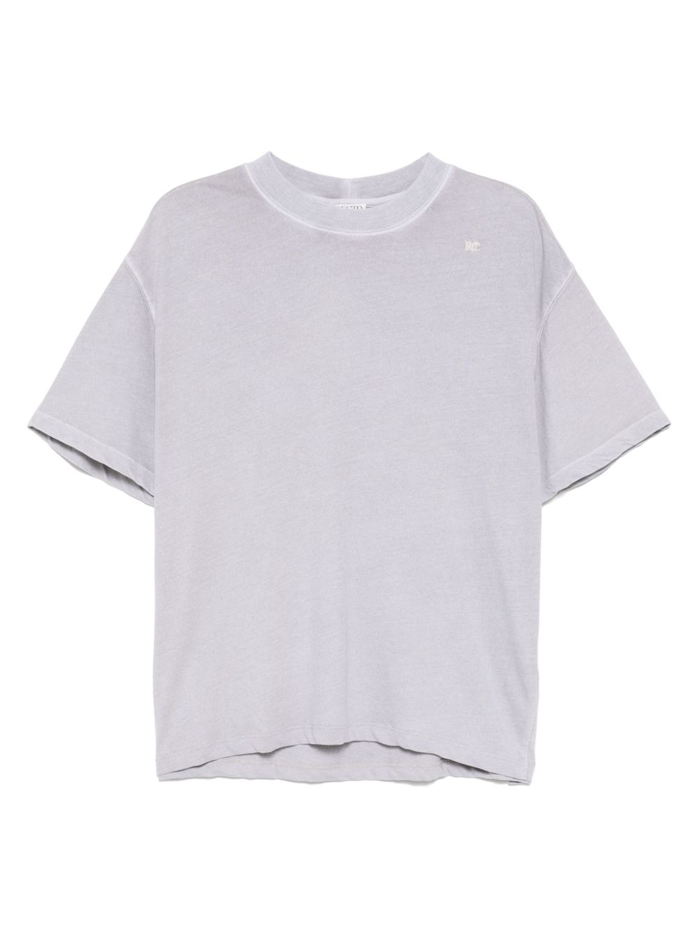 Recto vintage-washed cotton T-shirt - Grey
