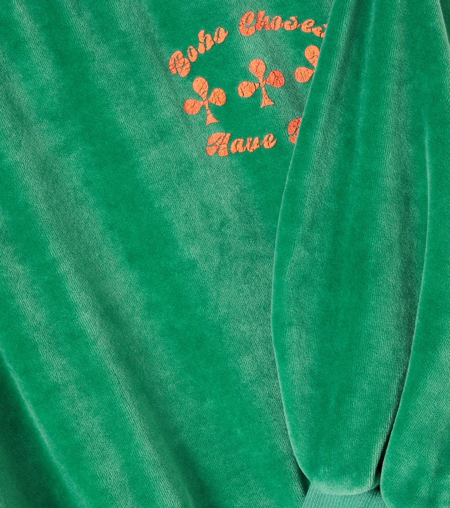 Have Fun cotton velvet sweatshirt