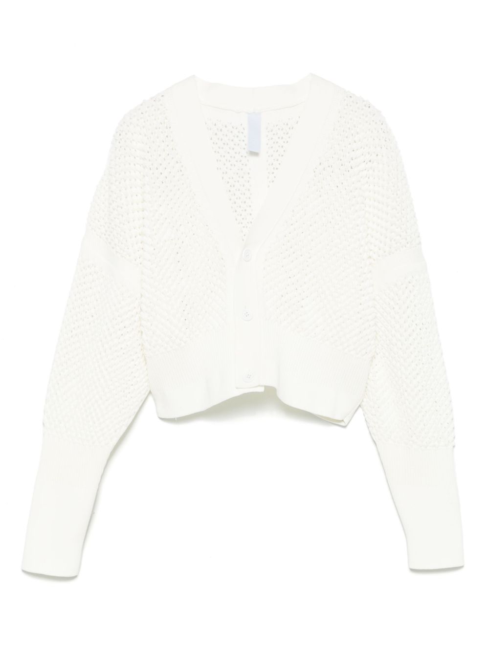 CFCL Lattice cardigan - White
