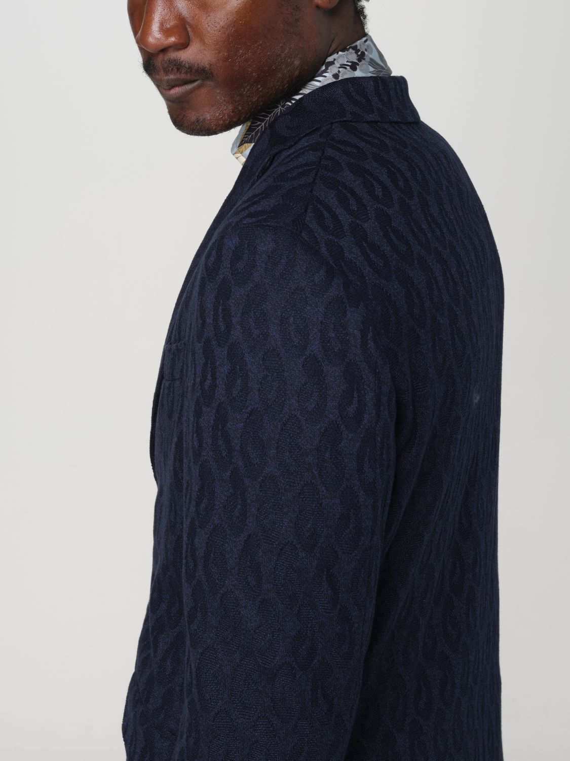 Cotton blazer - Blue
