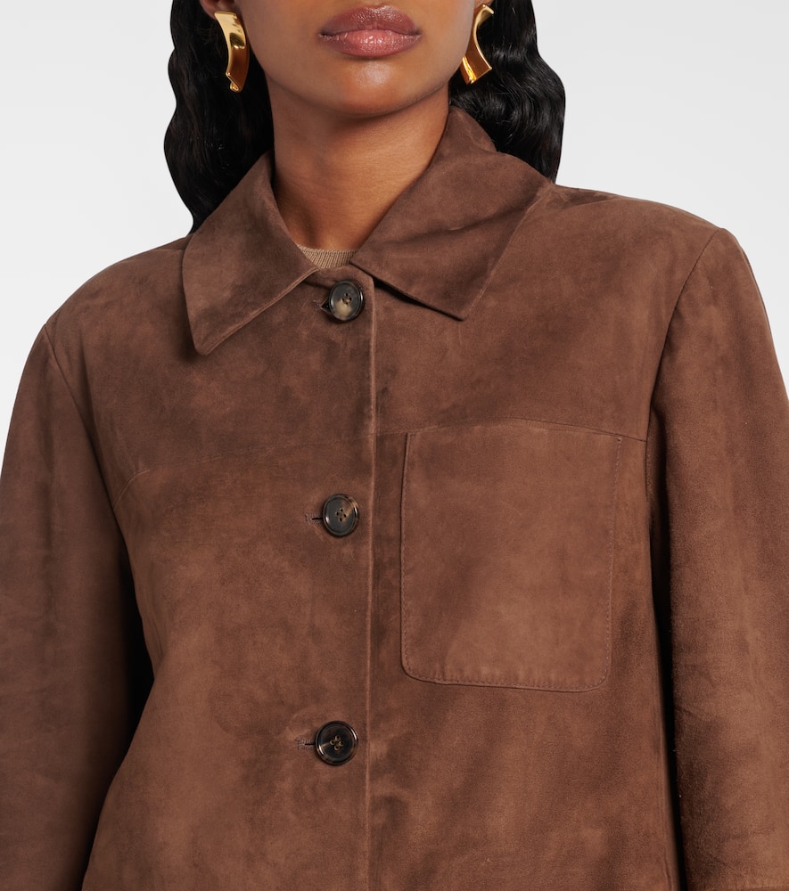Suede overshirt