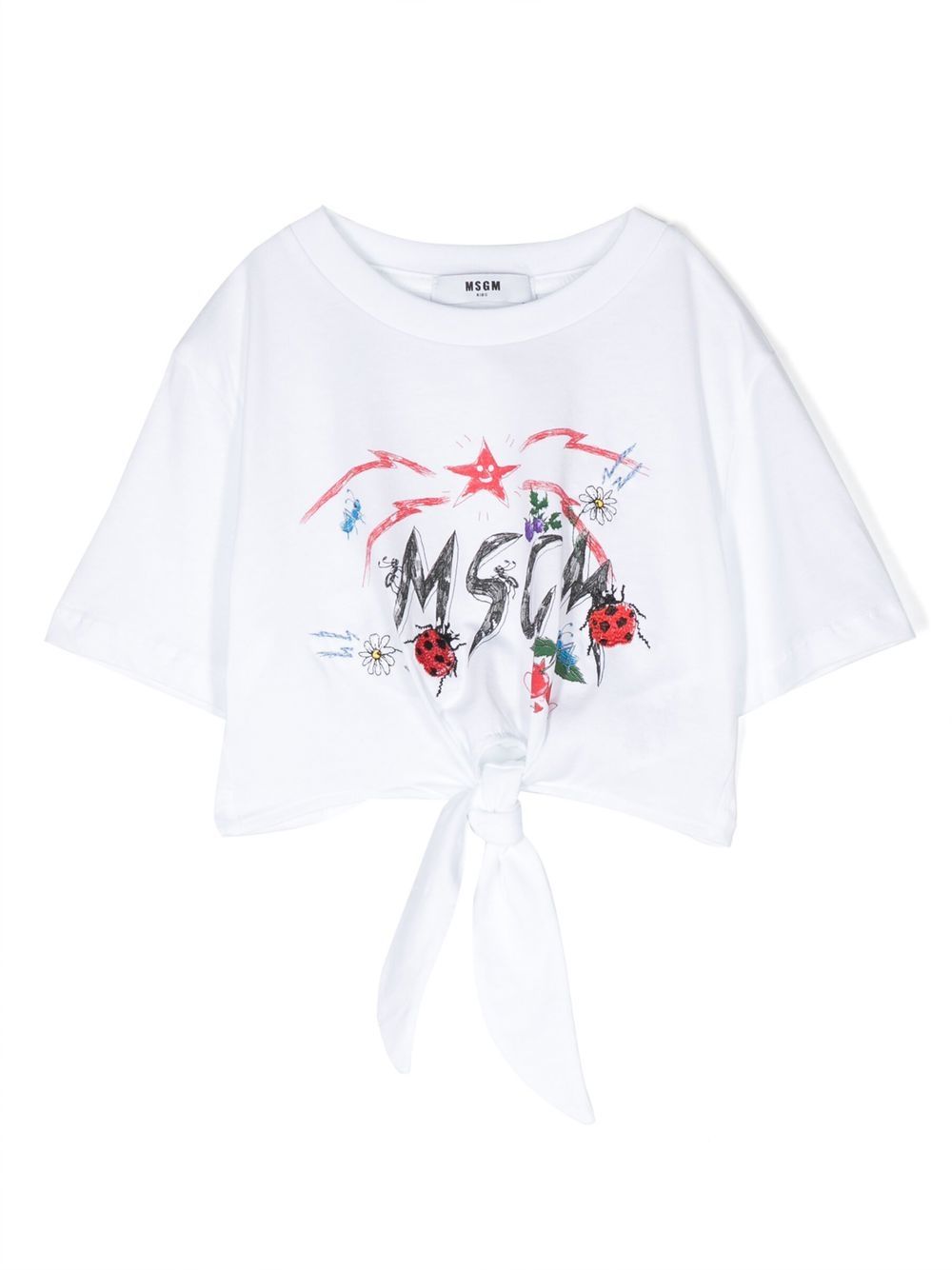 Graphic logo-print T-shirt - White