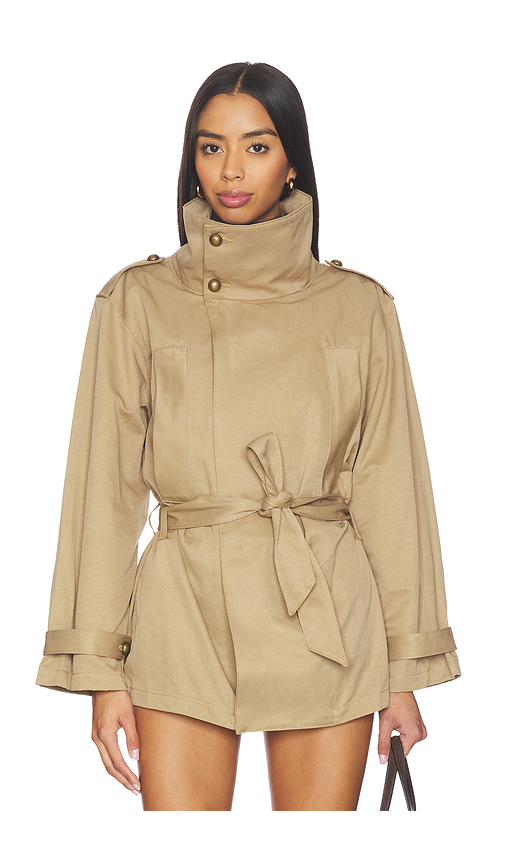 Lovers and Friends Mason Jacket in Khaki. M also in L, S, XL