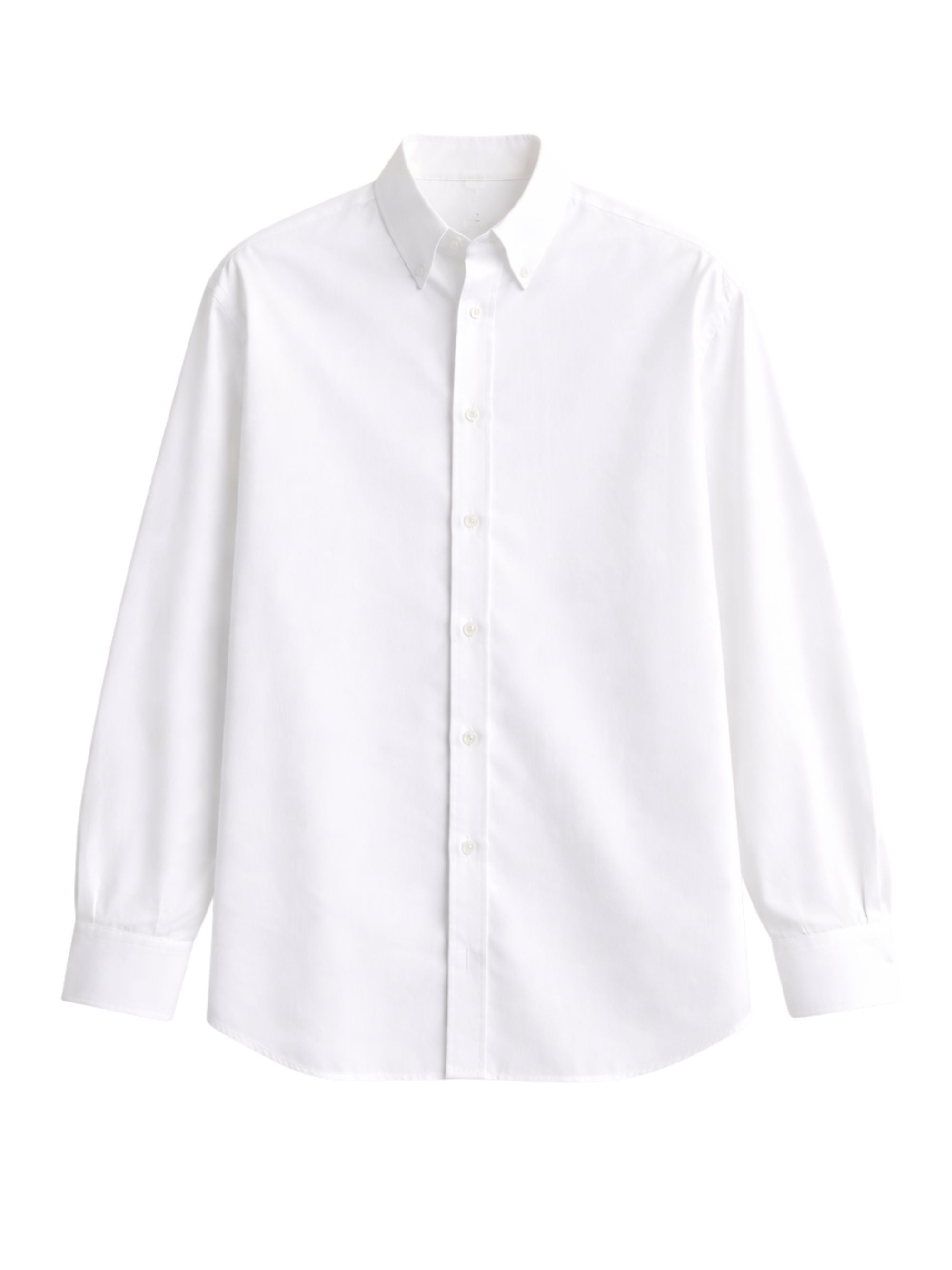 Embroidery Detail Cotton Button-Up Shirt