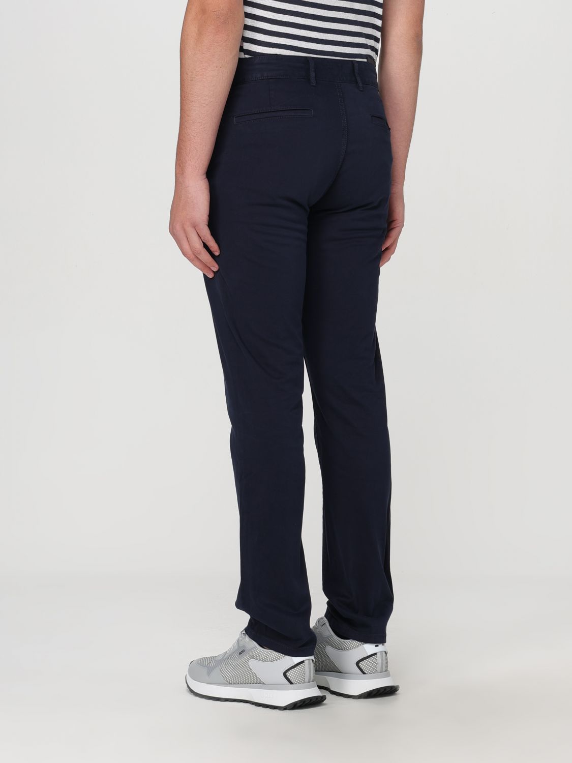 Pants Men color Blue