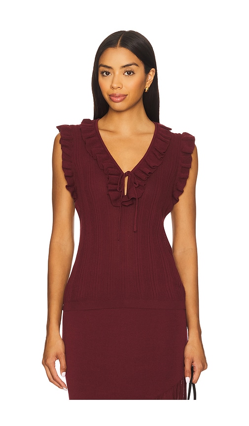 Steve Madden Nataly Sweater in Windsor Wine. XS also in L, M