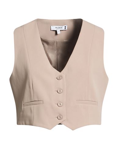 N8 Woman Tailored Vest Taupe Size S Polyester