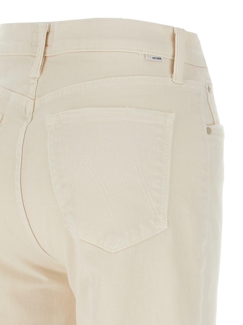 Ivory stretch denim The Rambler jeans