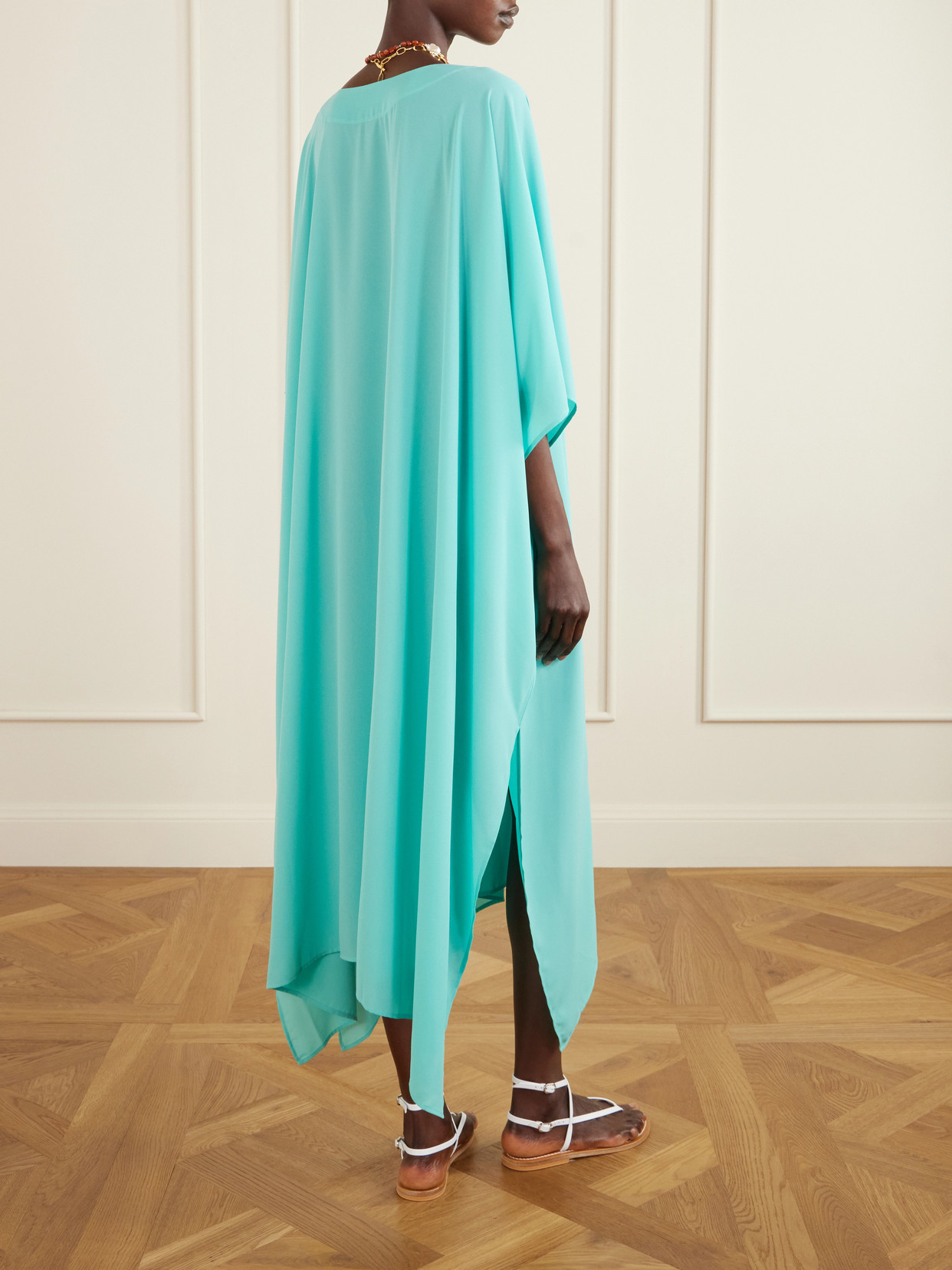 Georgette Kaftan - Blue