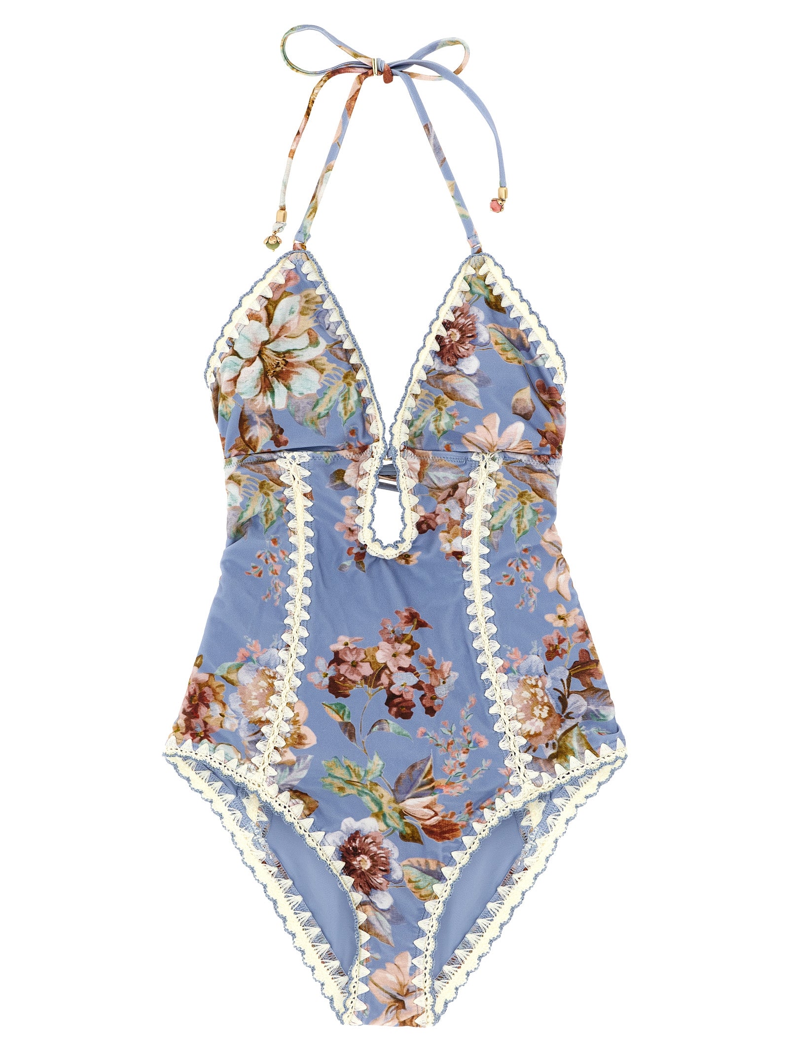 Awaken One-Piece Swimsuit — Blue