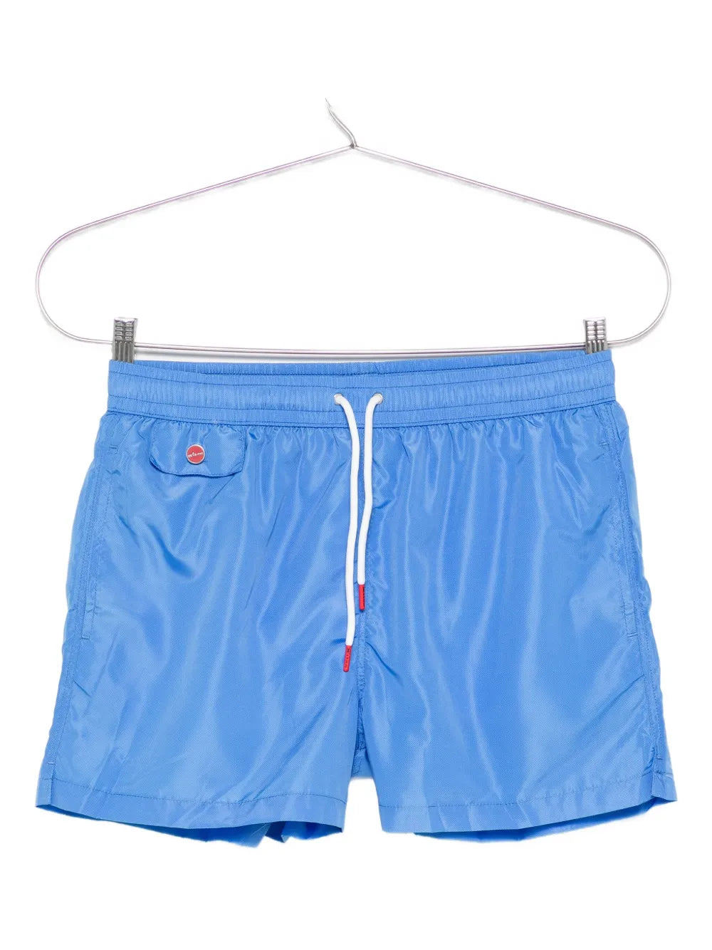 Drawstring-Waist Swim Shorts — Blue