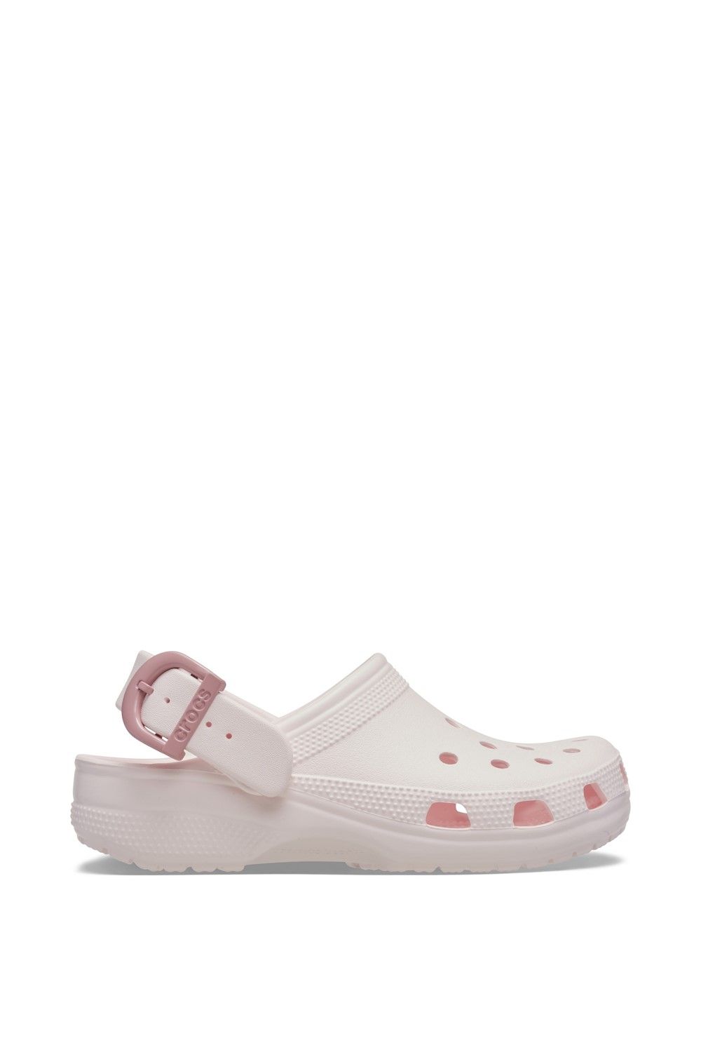 Crocs Classic Buckle Clog In Light Pink