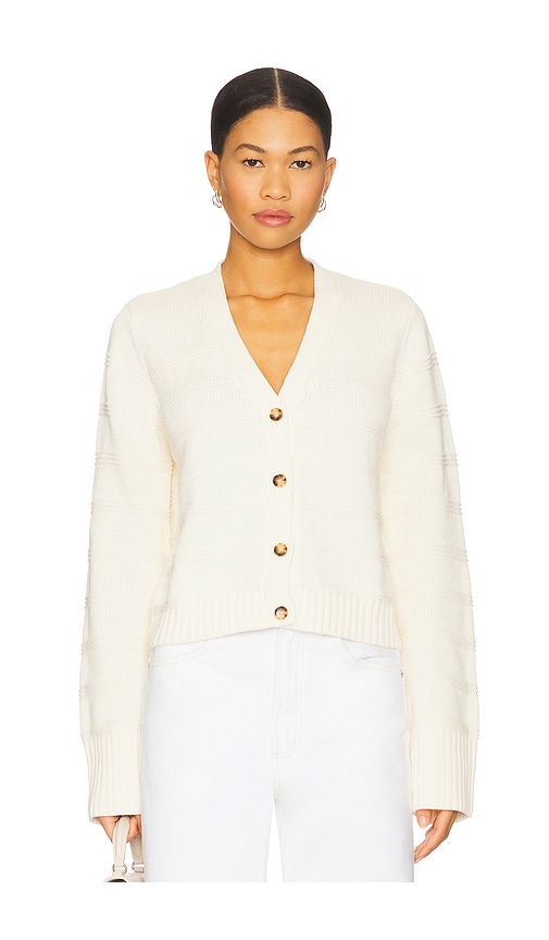 La Ligne Jill Cardigan in Cream. -  XL also in L, M