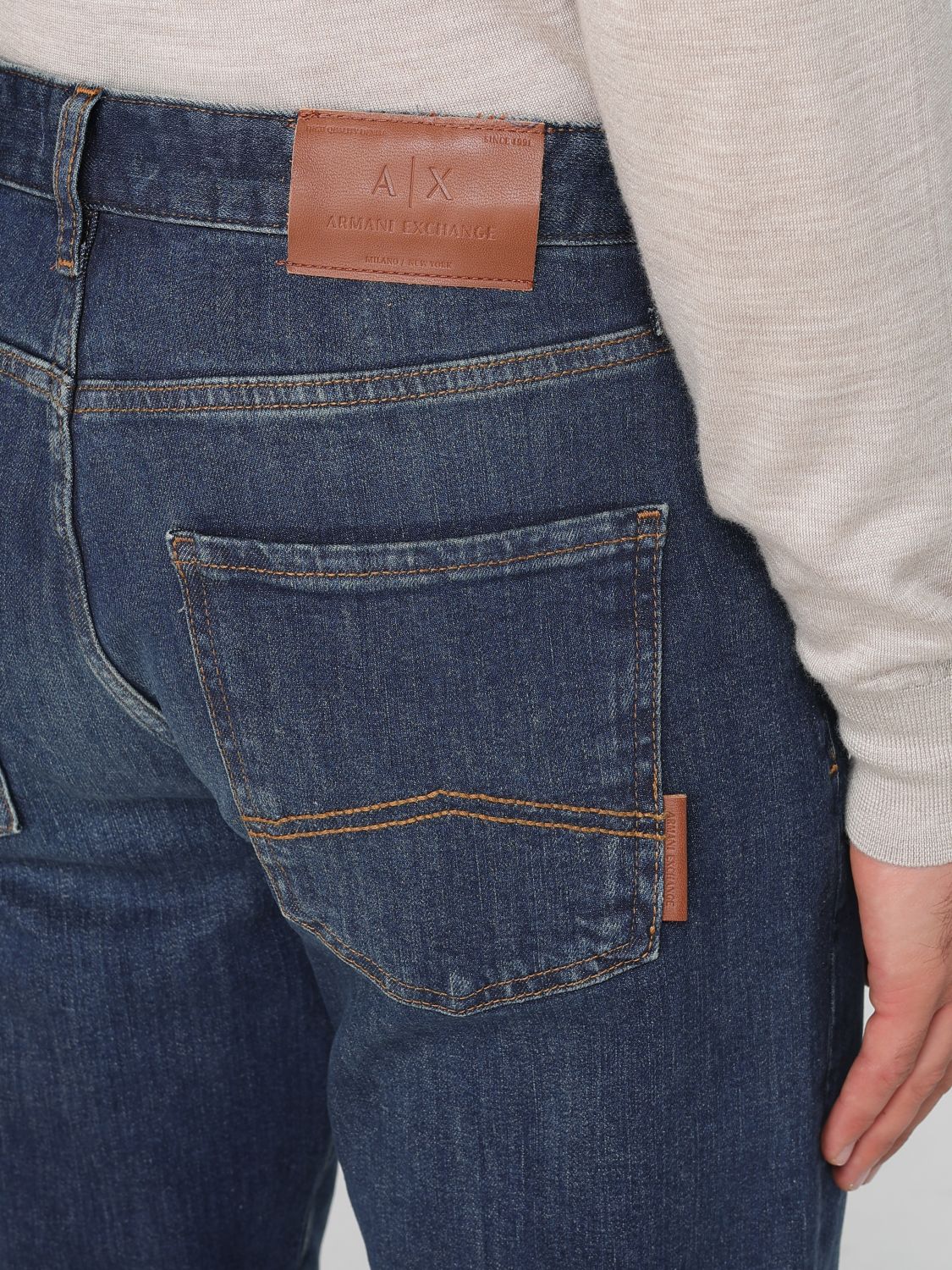 Jeans Men color Denim