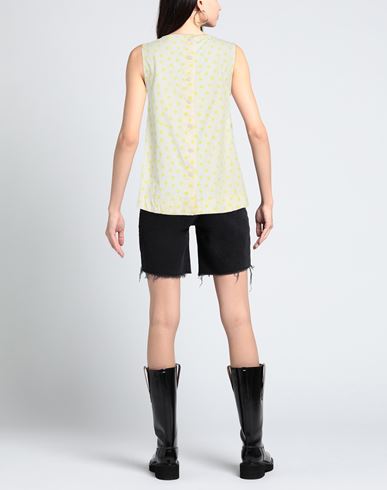 Woman Top Ivory Size 4 Cotton
