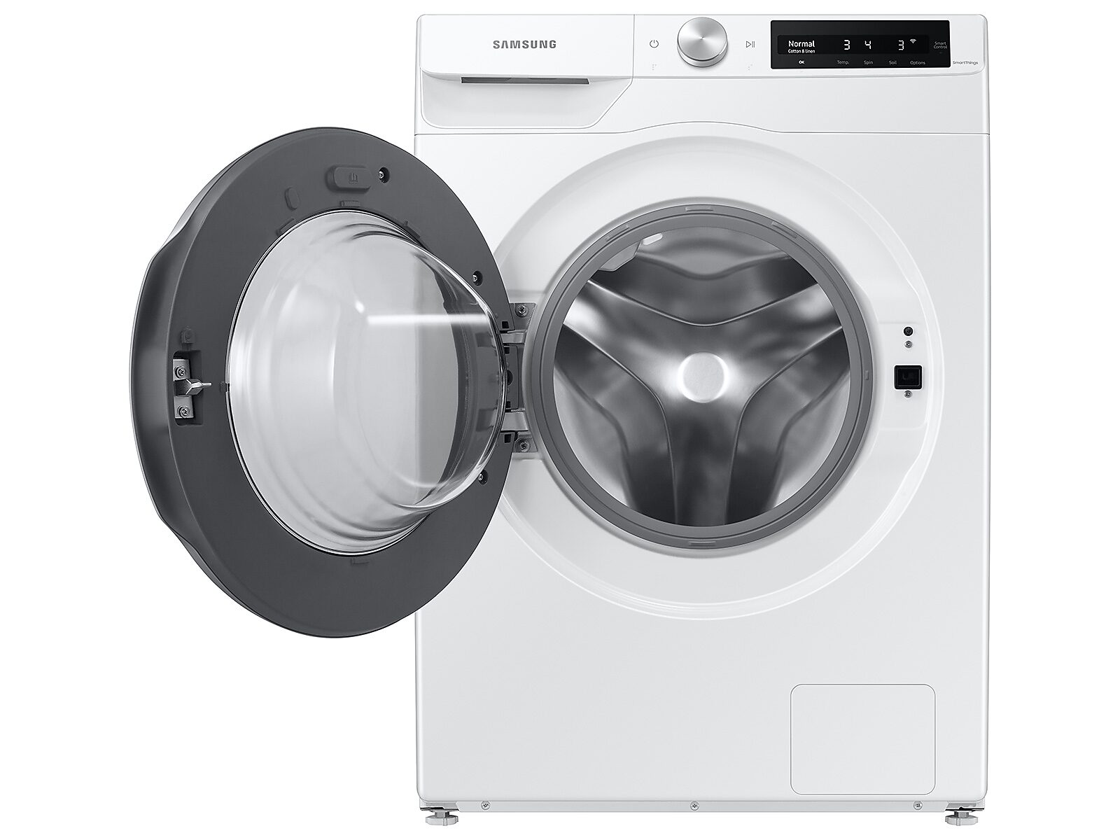 2.5 cu. ft. Compact Front Load Washer with AI Smart Dial and Super Speed Wash in White(WW25B6900AW/A2)
